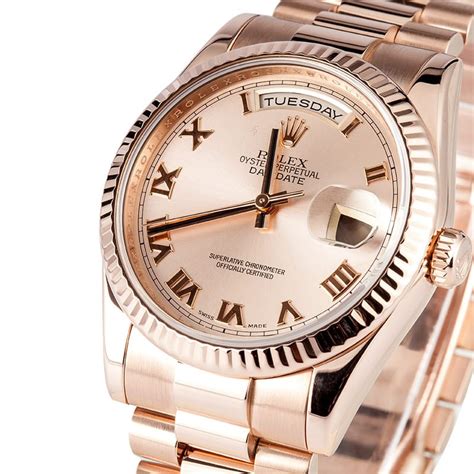 rolex rose gold diamond watches|rolex rose gold 40mm president.